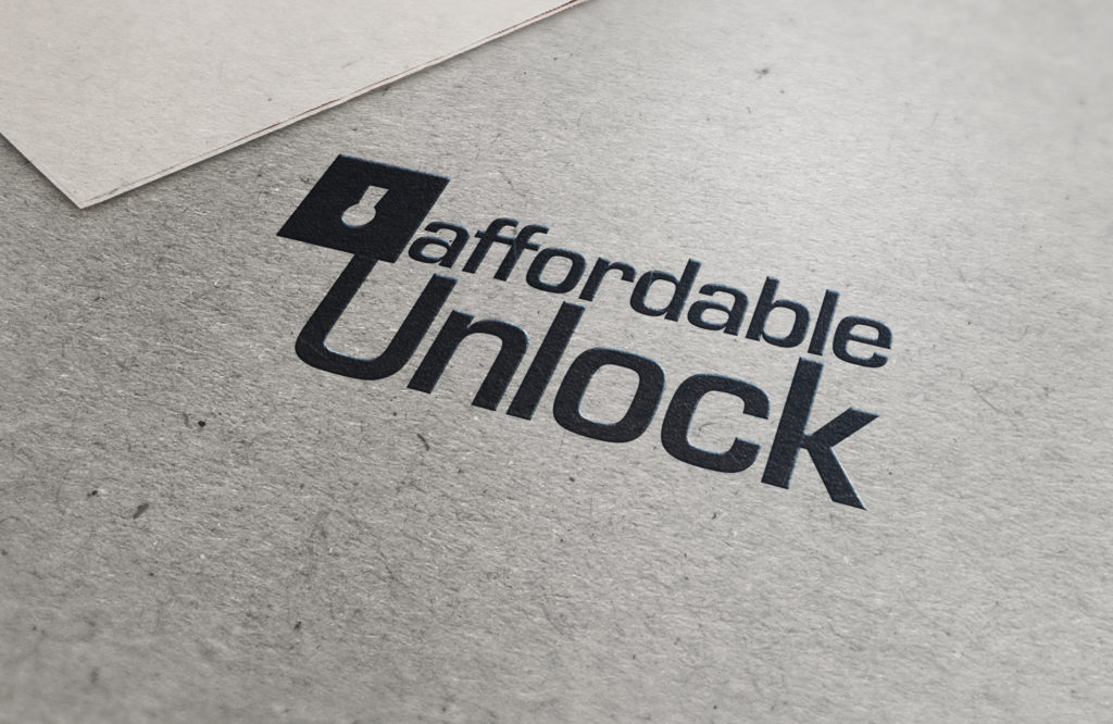 unlock logo mockup